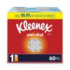 Kleenex Anti-Viral 3 Ply Tissues, 60 per box Sheets 49978